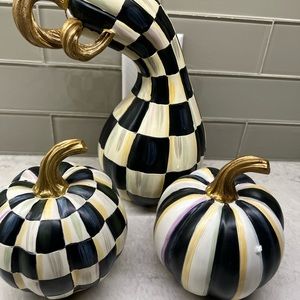 MacKenzie Childs Pumpkins & Gourd-Fall Decor